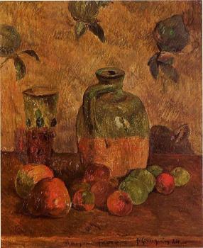 保羅 高更 Apples, Jug, Iridescent Glass